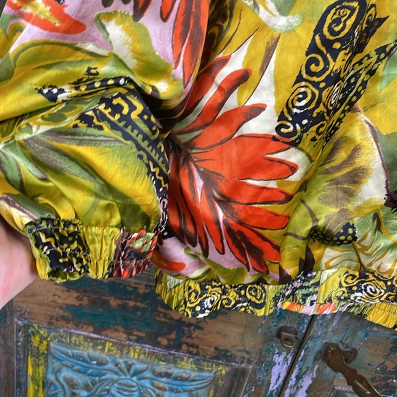 Vintage silky colorful track jacket - Picture 3 of 6